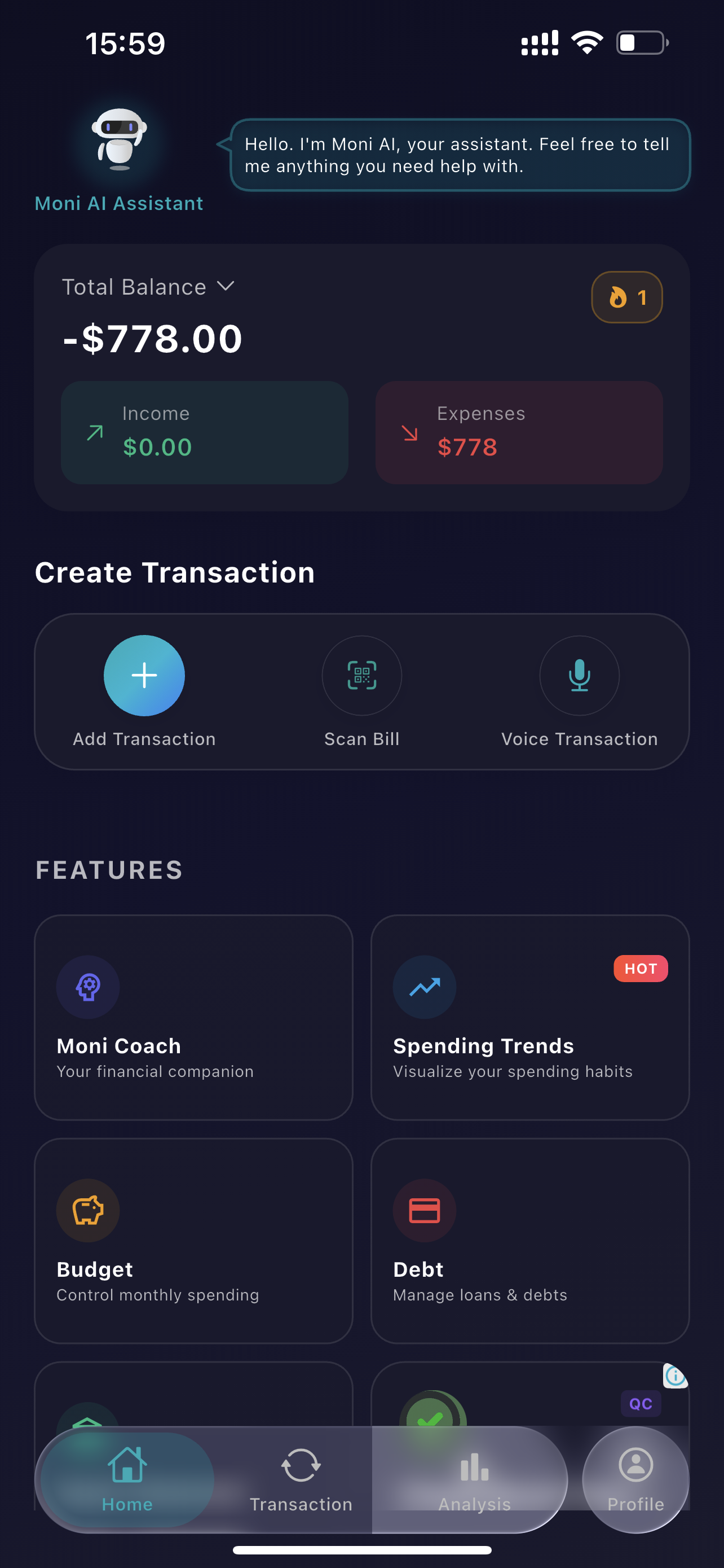 Moni AI gallery image