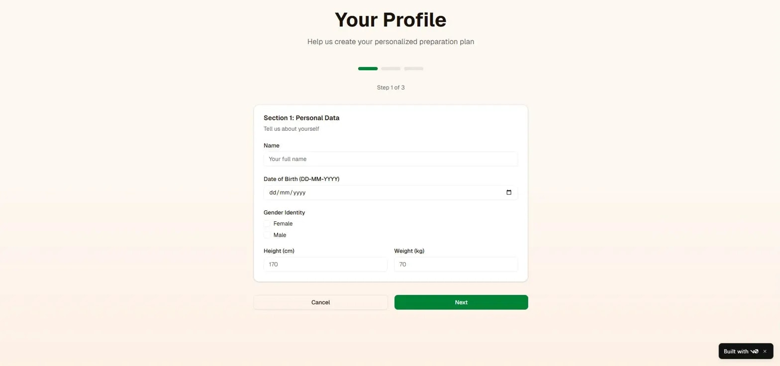 Personalized Plan - Screenshot 2 showing product features and functionality