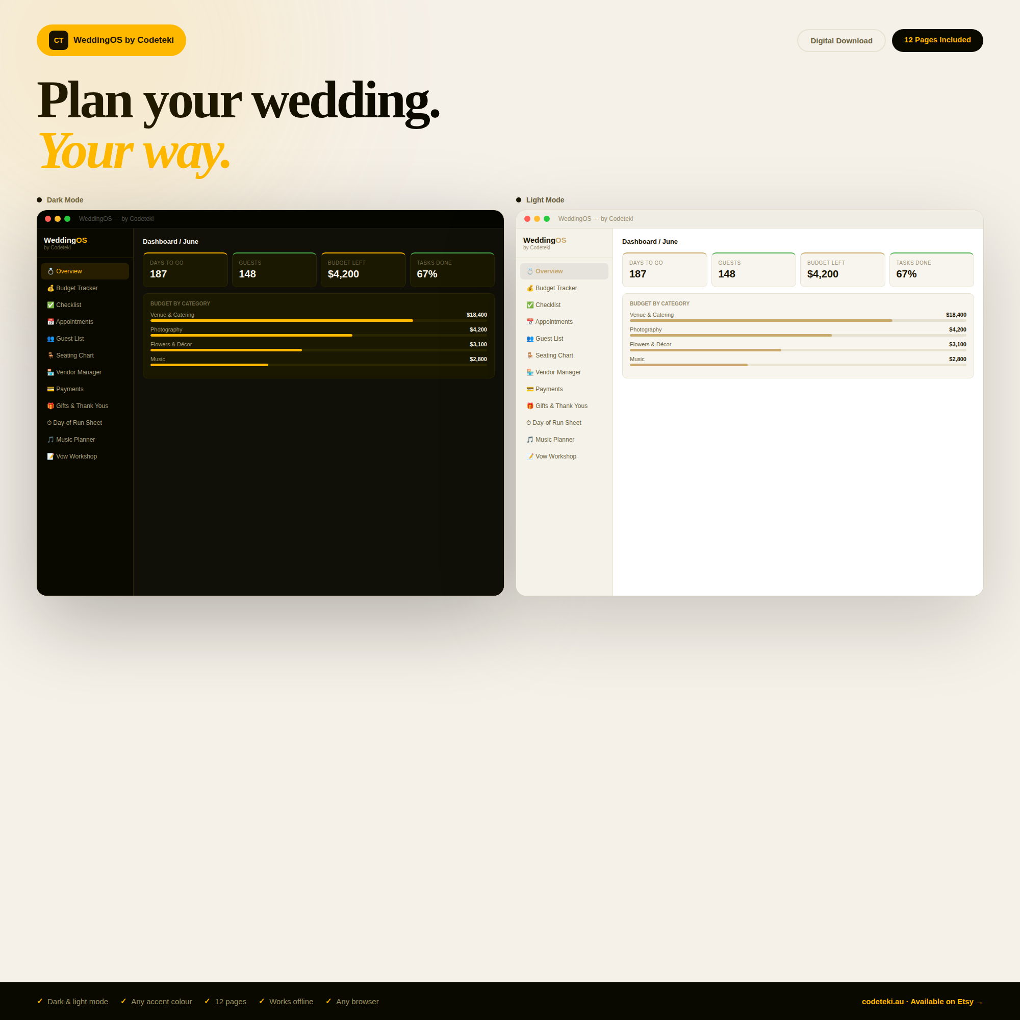 WeddingOS gallery image
