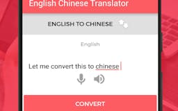 Chinese - English Text to Speech Translator media 1