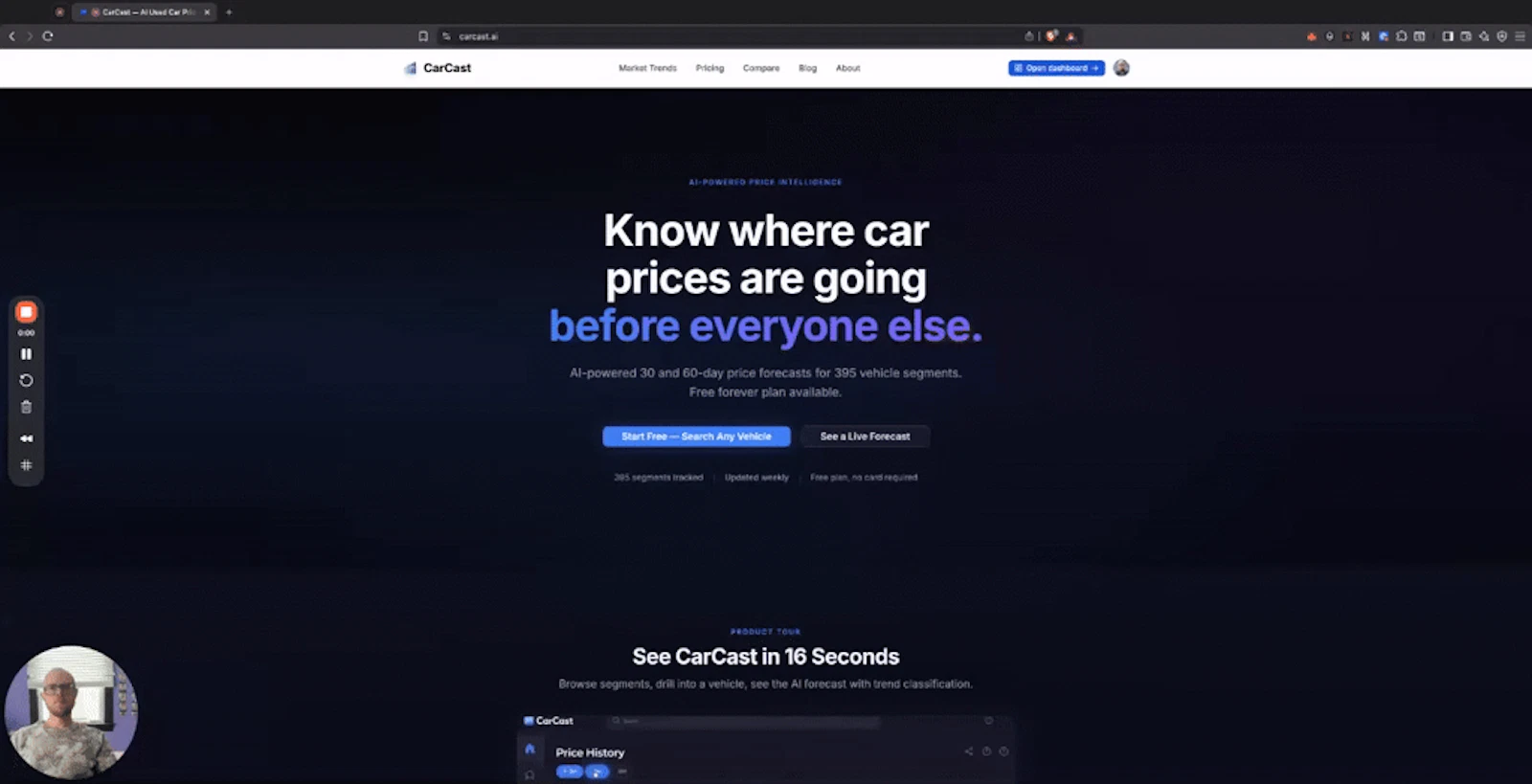 CarCast screenshot 1 (video preview)