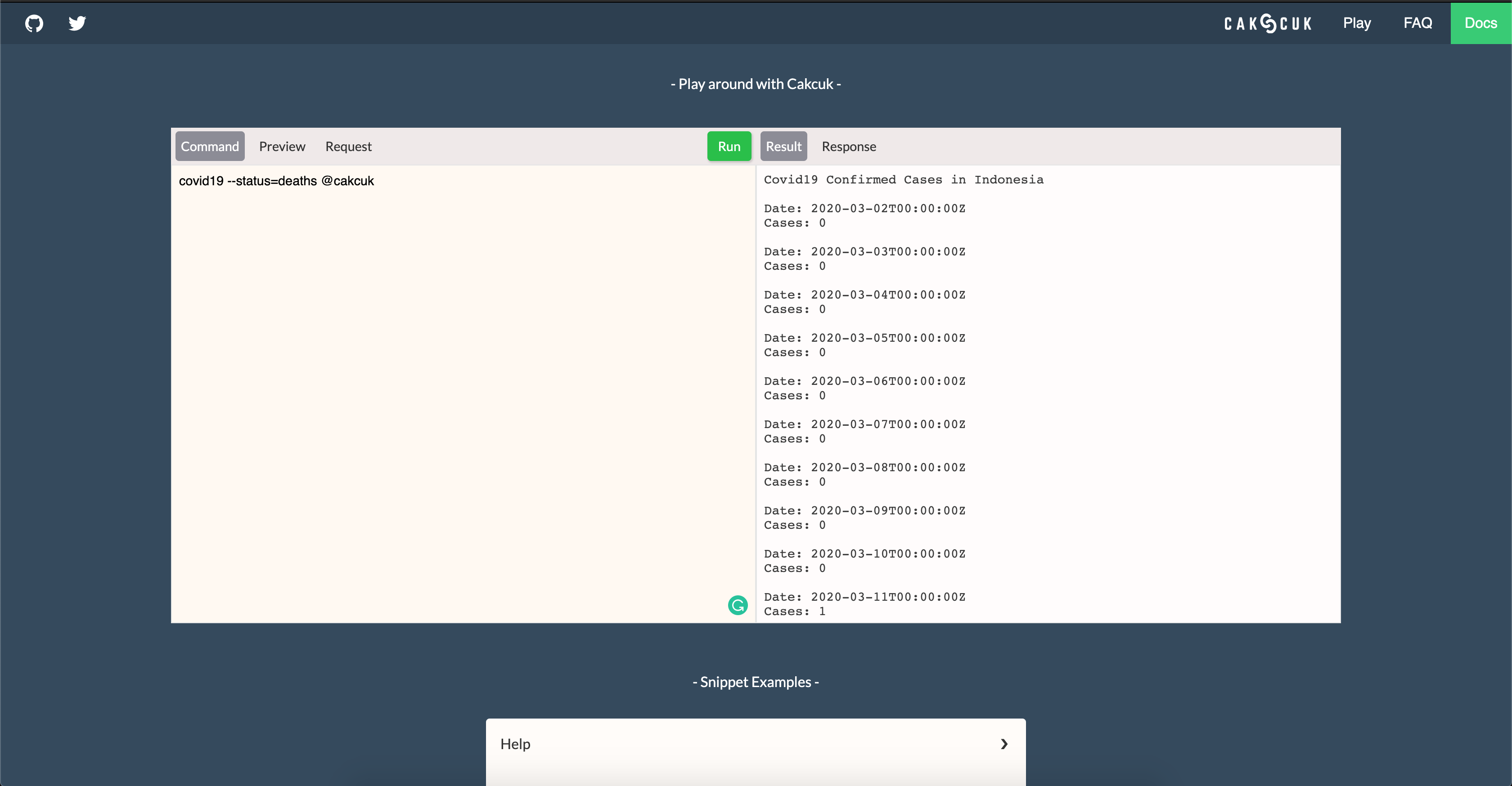 Cakcuk • Command Bot Interface gallery image