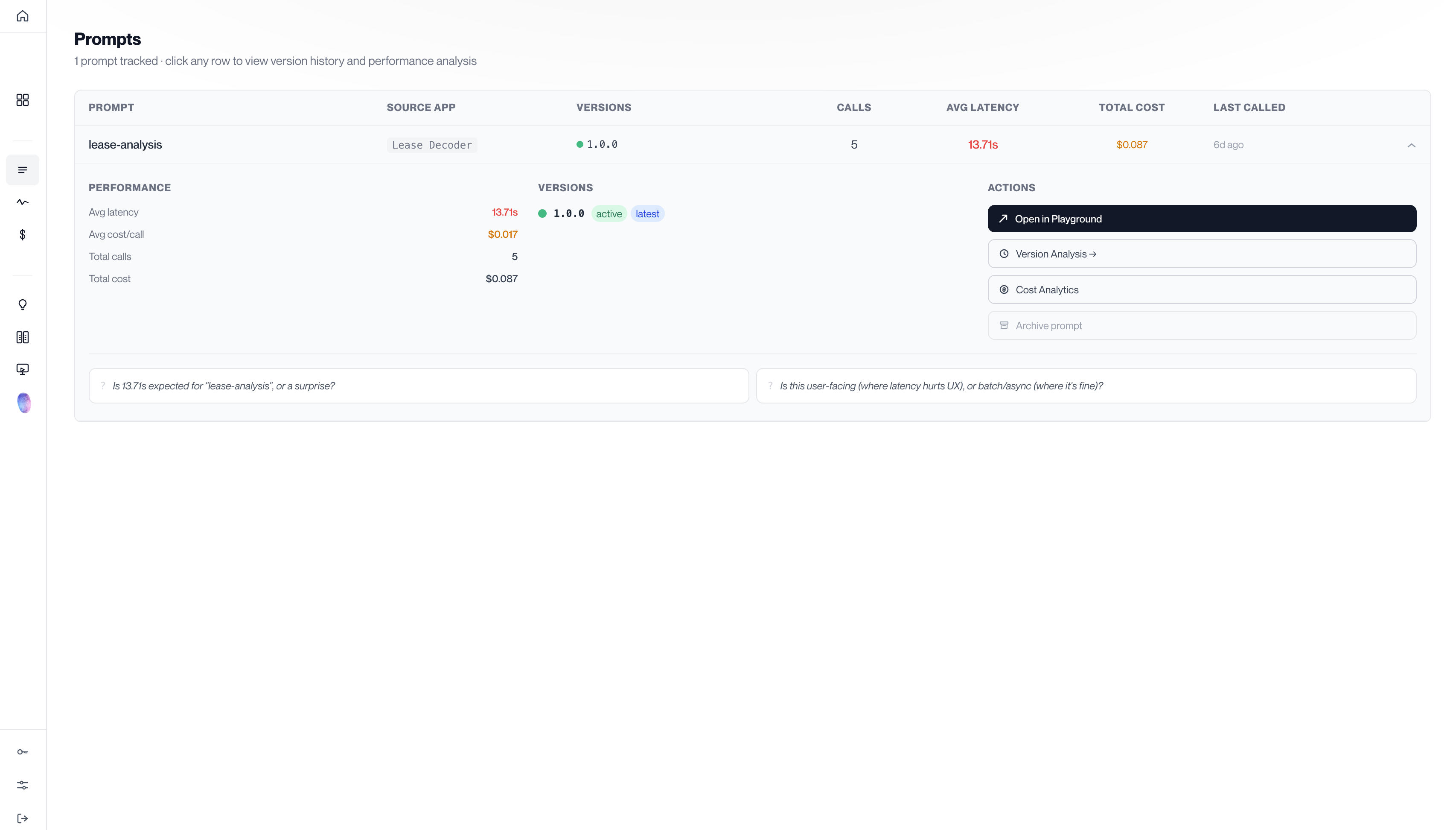 Promptive — LLM Observability  gallery image