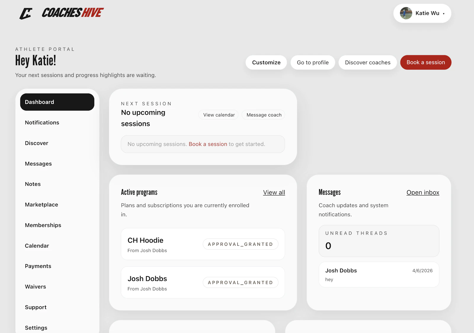 Coaches Hive screenshot 3