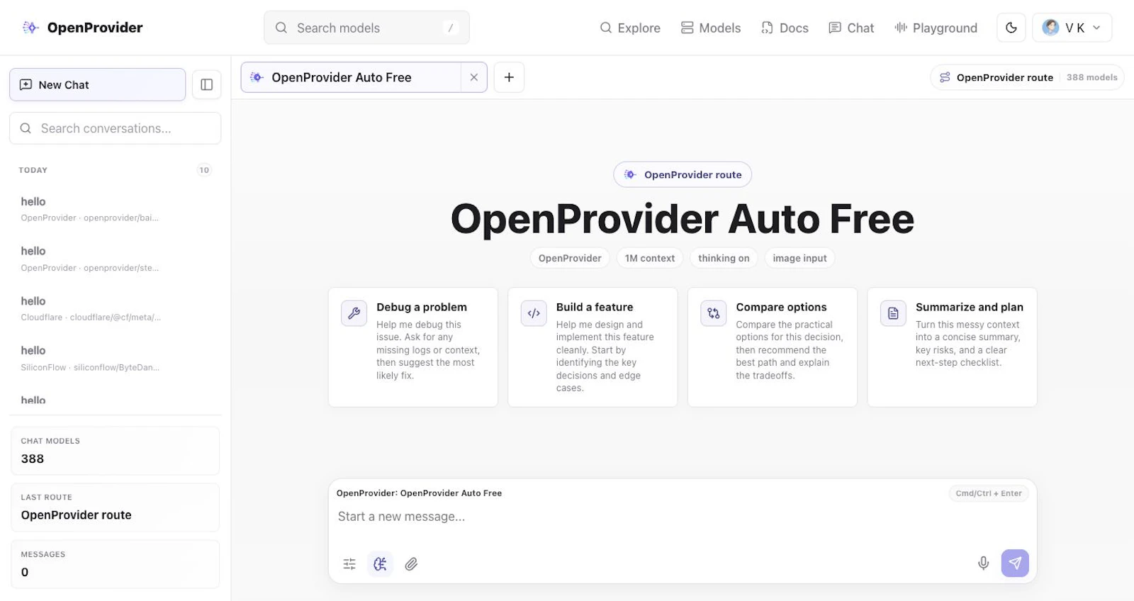 OpenProvider screenshot 1