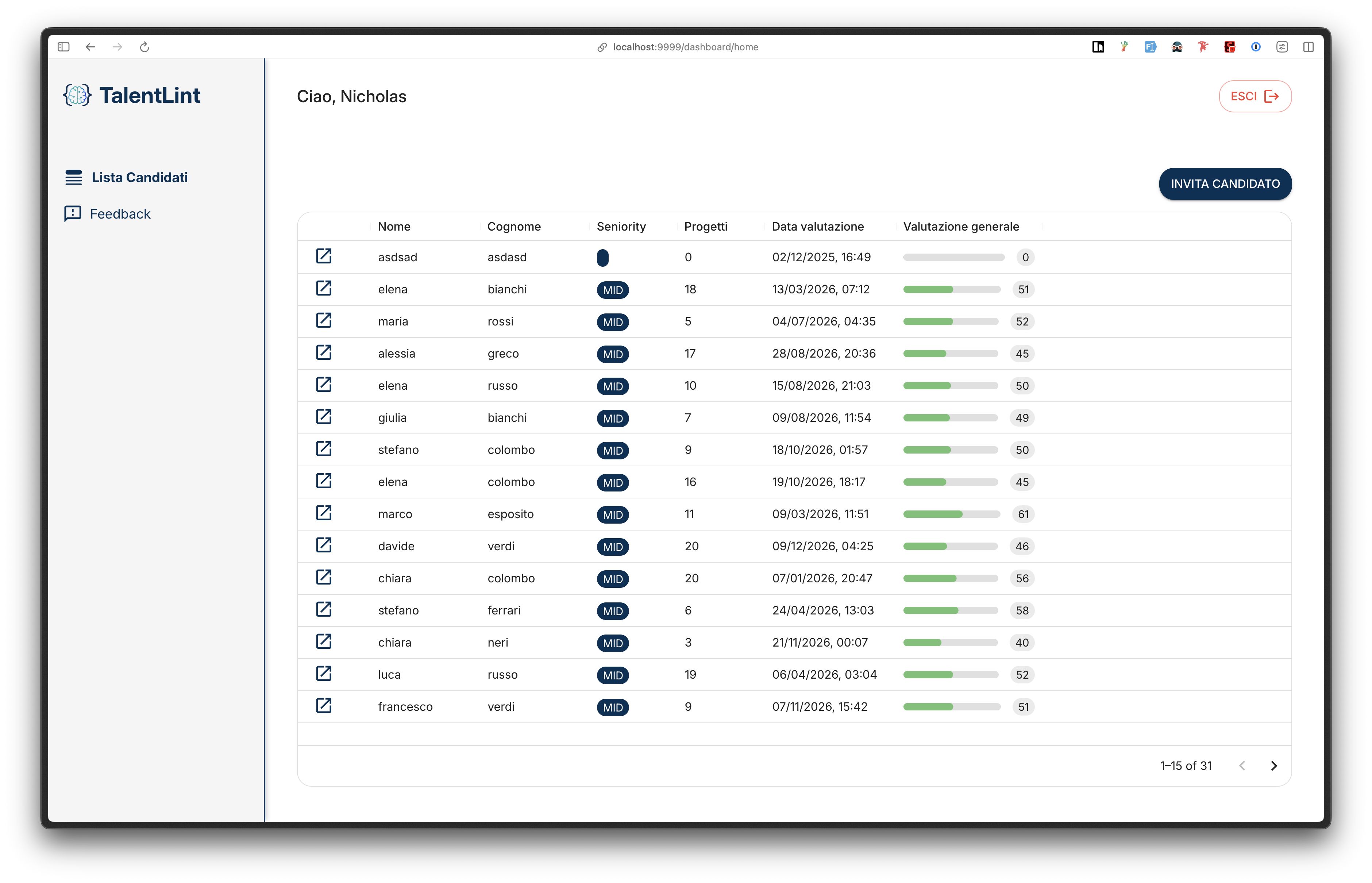 Talentlint - Smart dev evaluation tool gallery image