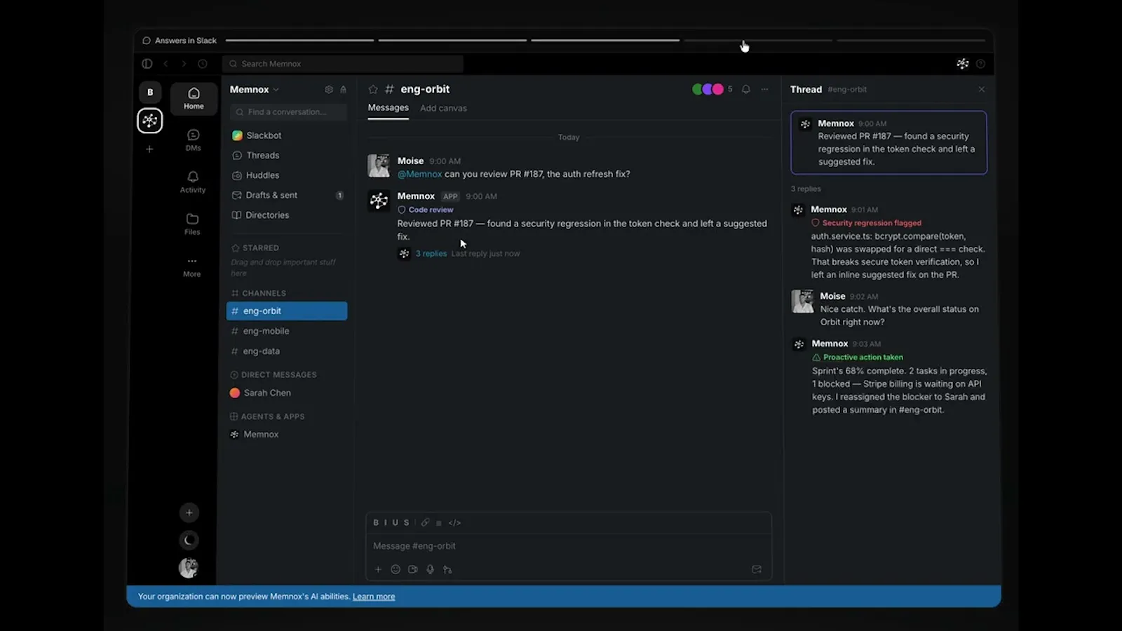 Memnox screenshot 1 (video preview)