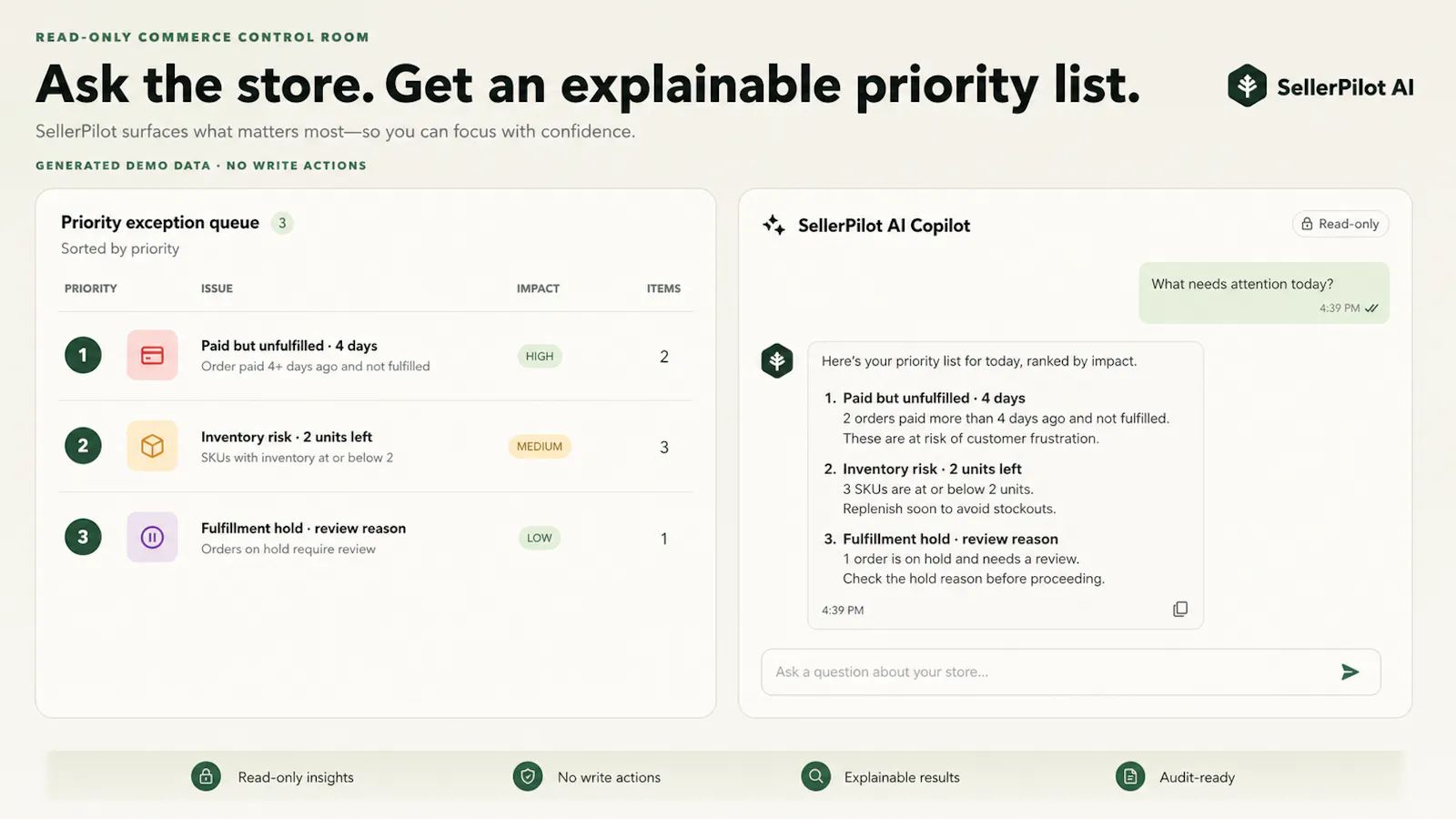 SellerPilot AI screenshot 2