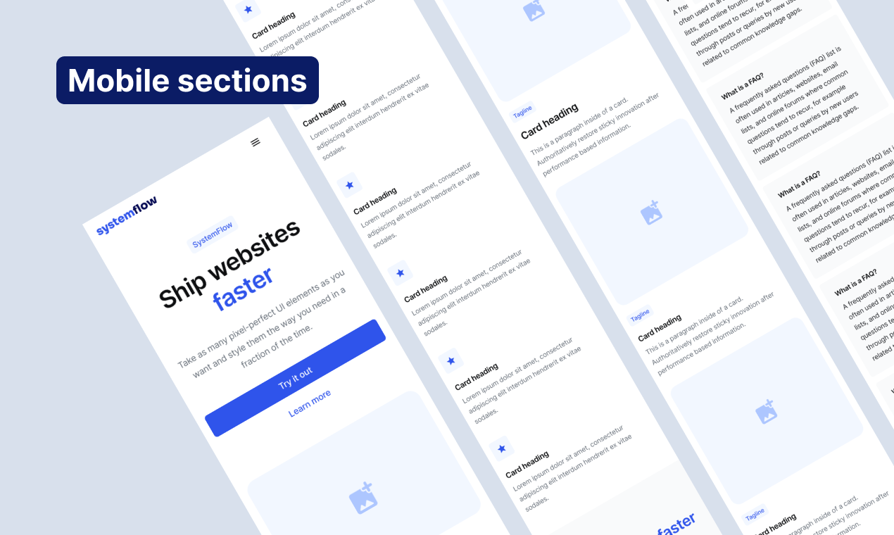 Média Systemflow pour Figma - Concevoir de belles pages de destination à Figma, ultra rapide 4