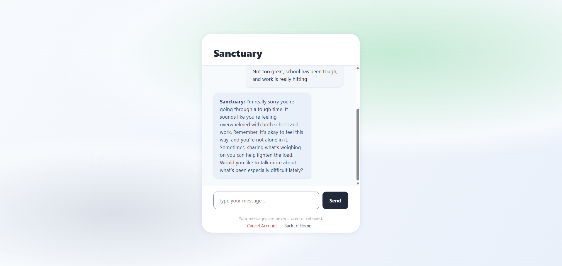 Sanctuary gallery image