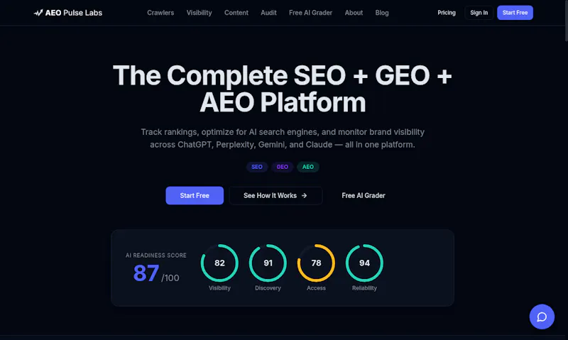 AEO Pulse Labs screenshot 1