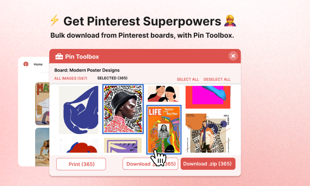पिन टूलबॉक्स - अब तक का सबसे शक्तिशाली Pinterest डाउनलोडर। मीडिया 2