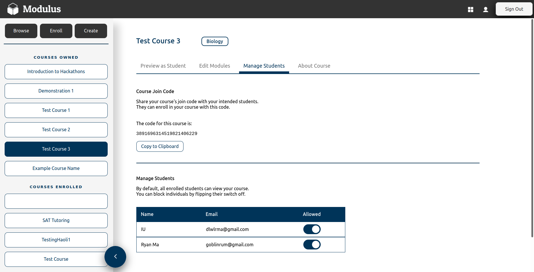 Modulus gallery image
