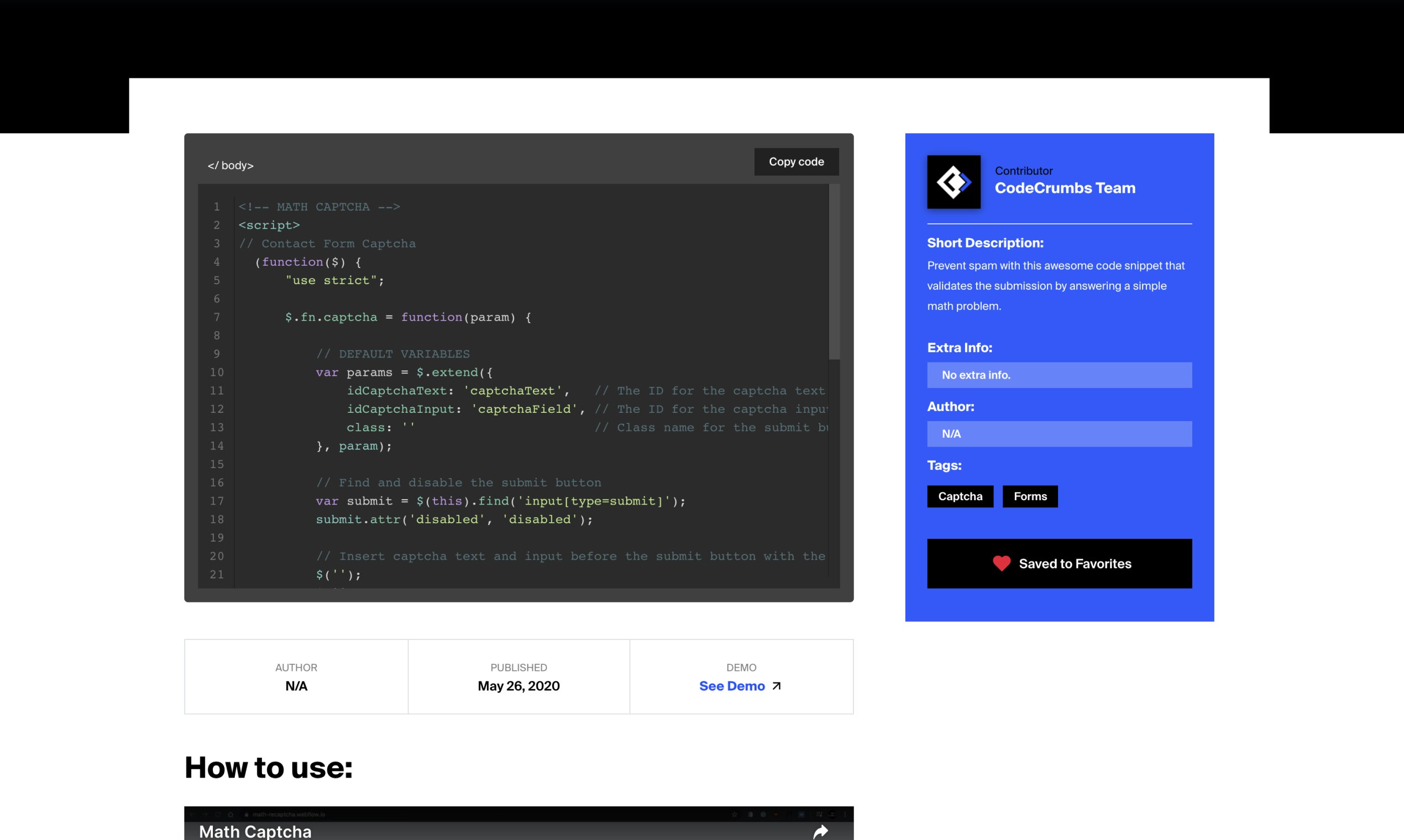 CodeCrumbs gallery image