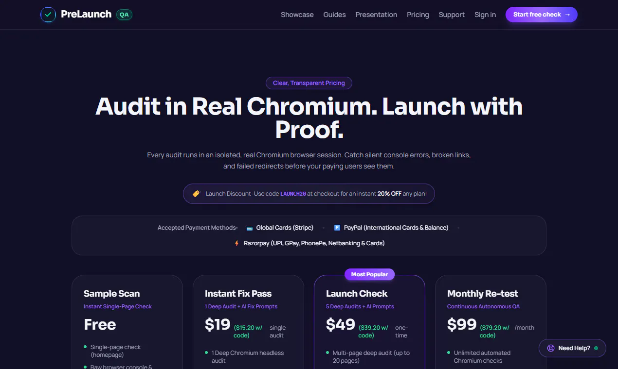 PreLaunchQA gallery image