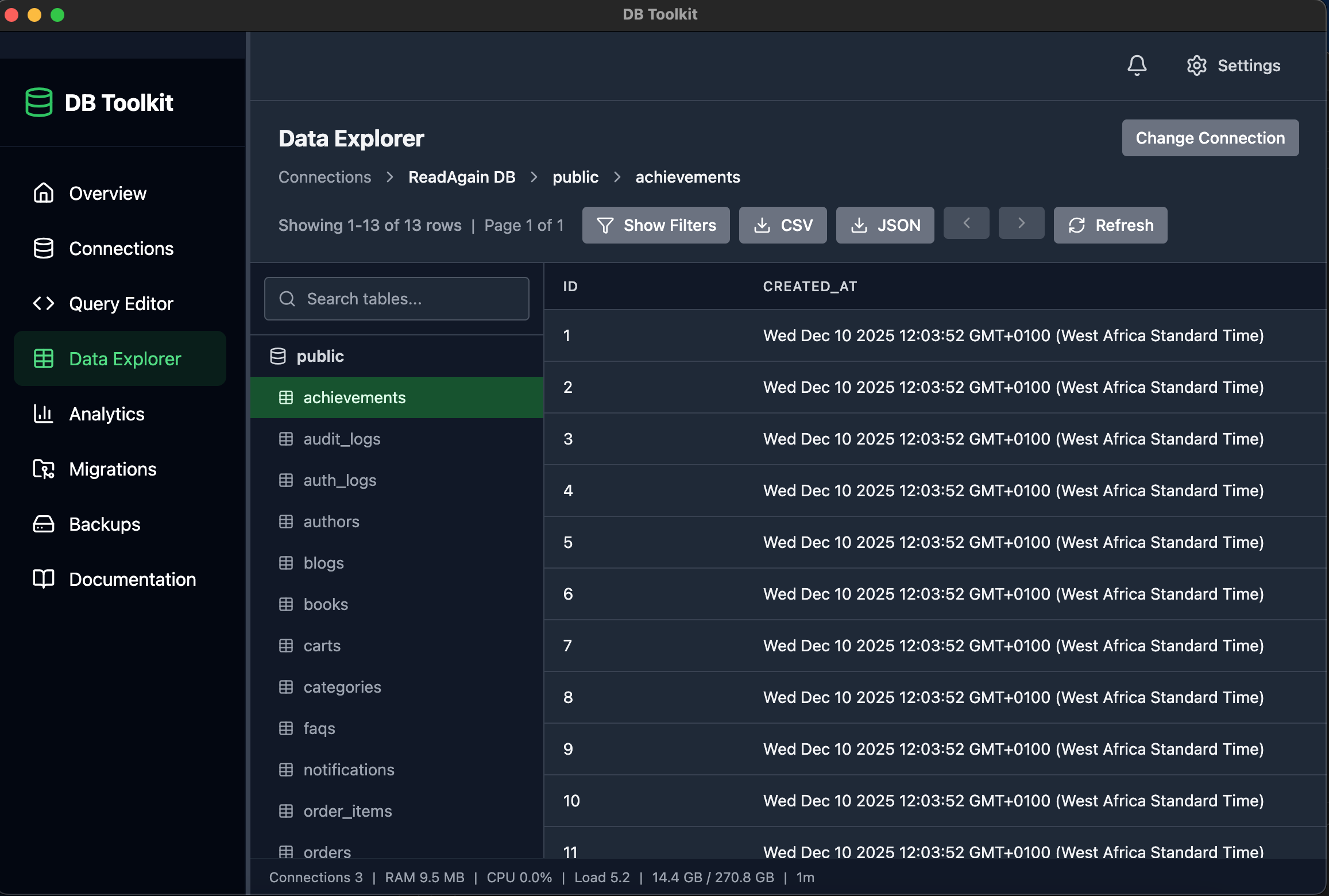 DB Toolkit - Screenshot 3 showing product features and functionality