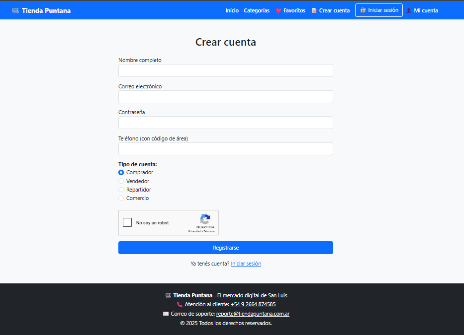 マーケットプレイスphp |プンタナストア - 自己管理されたデジタルストアを作成します。メディア4