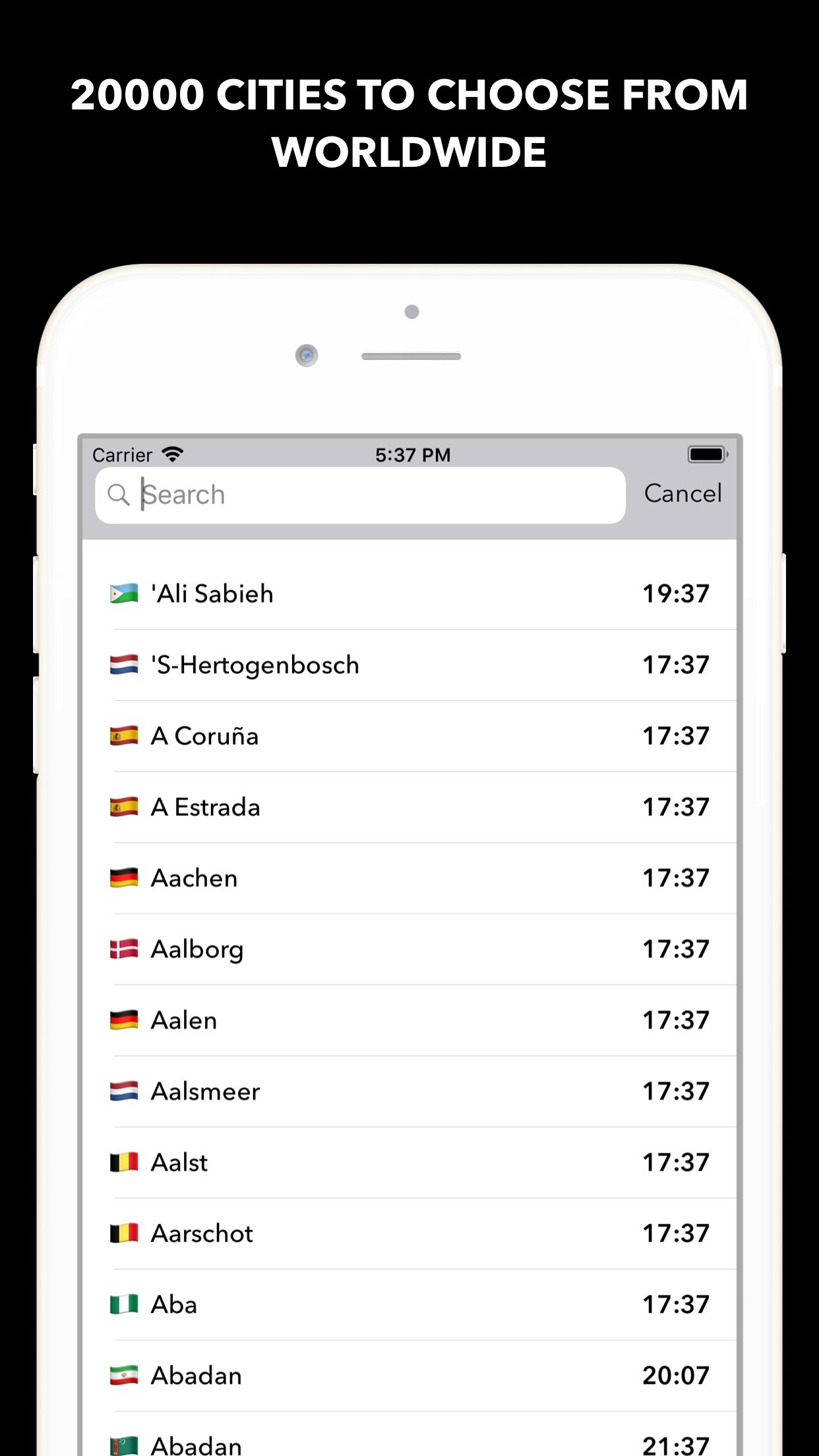 Flag Time - Time Zone Widget gallery image