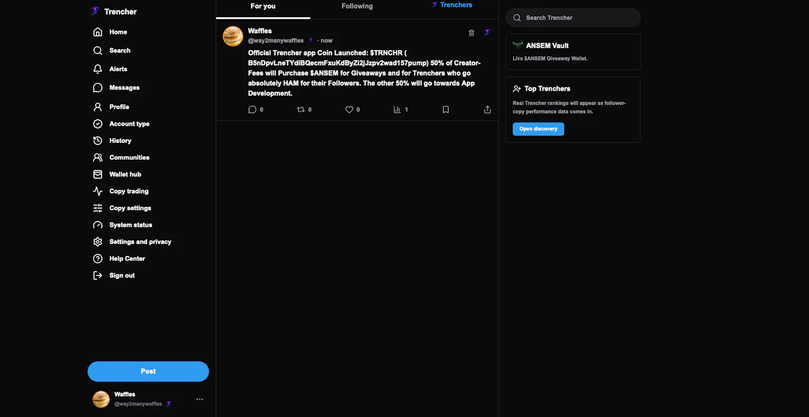 Trencher screenshot 1