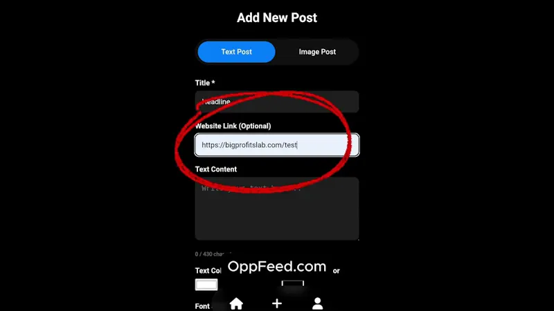 OppFeed screenshot 1 (video preview)