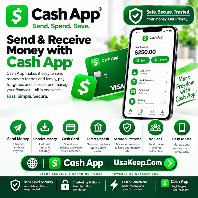Verified CashApp Account UsaKeep.Com screenshot 1