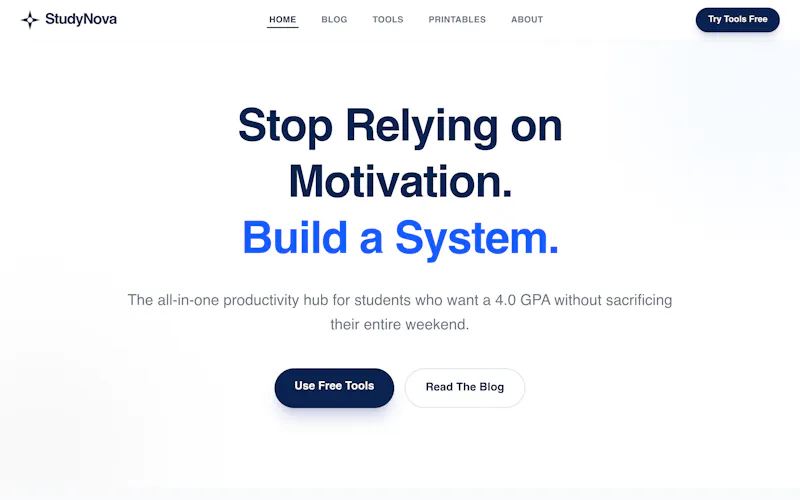 StudyNova screenshot 1