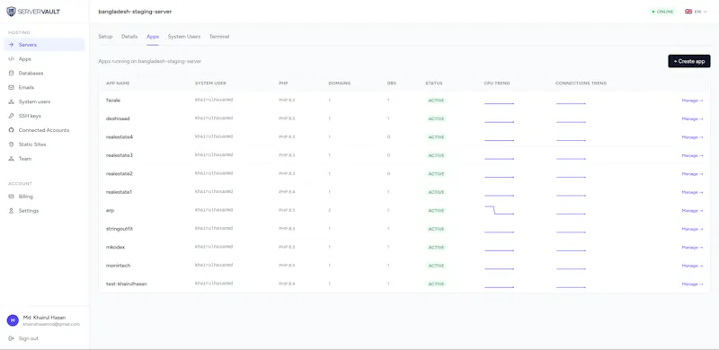 ServerVault screenshot 2