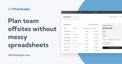 OffsiteBudget gallery image