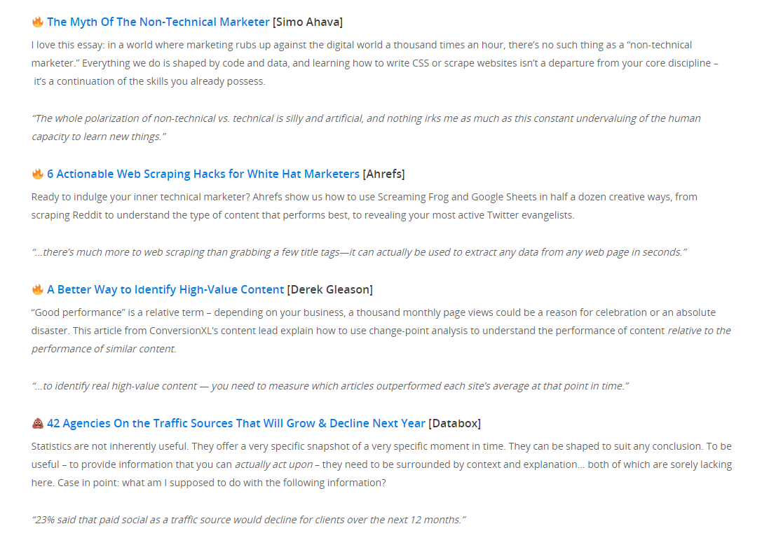 Power Law - Content Marketing Newsletter gallery image