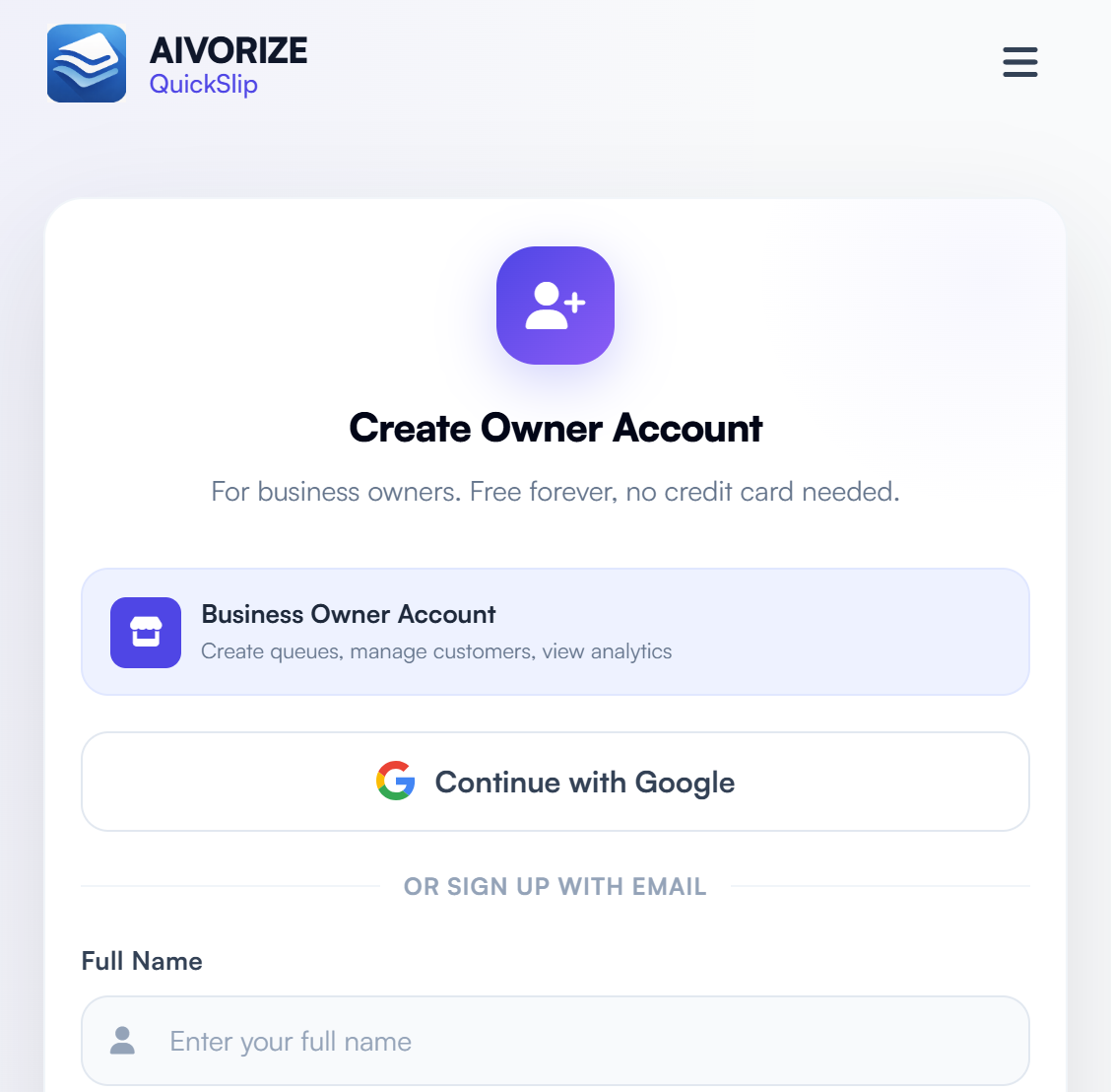Aivorize QuickSlip gallery image