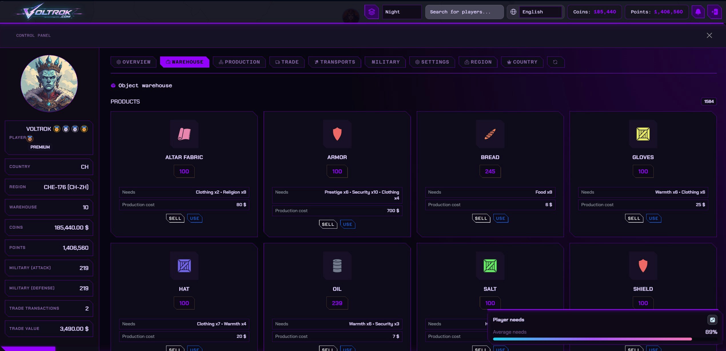 Voltrok - Trade, Politics, Strategy Game gallery image