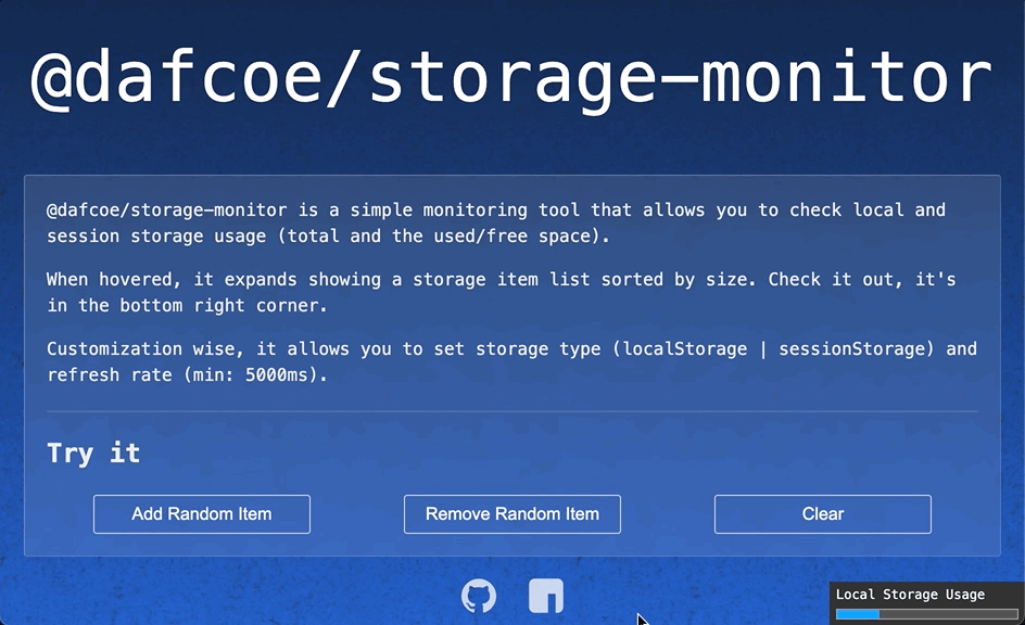 @dafcoe/storage-monitor gallery image