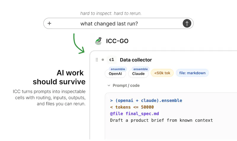 ICC-GO: AI work should survive screenshot 4