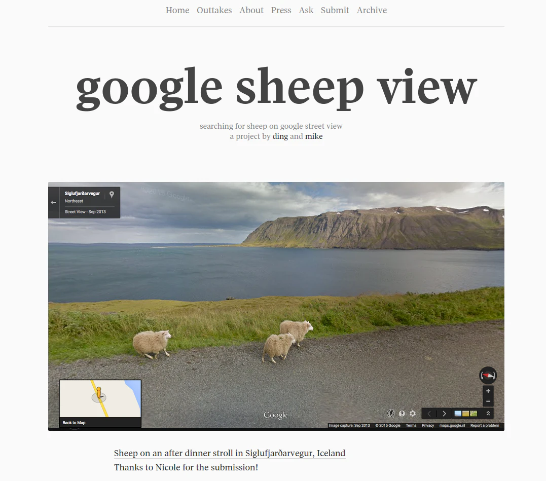 Google Sheep View