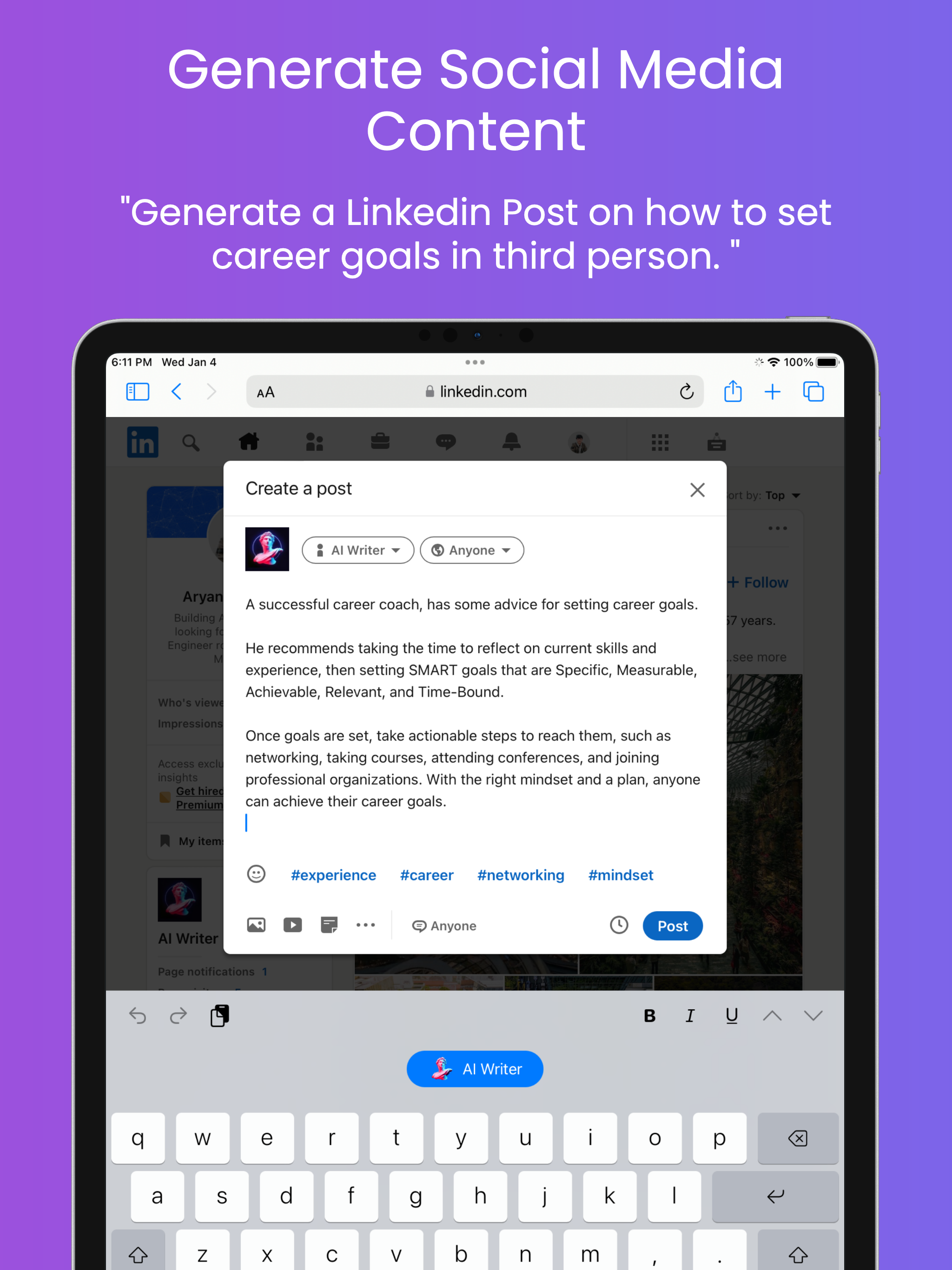 AI Writer gallery image