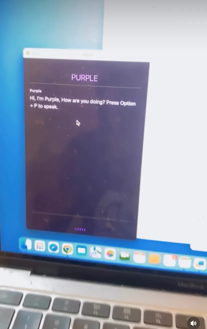 Purple OS AI gallery image