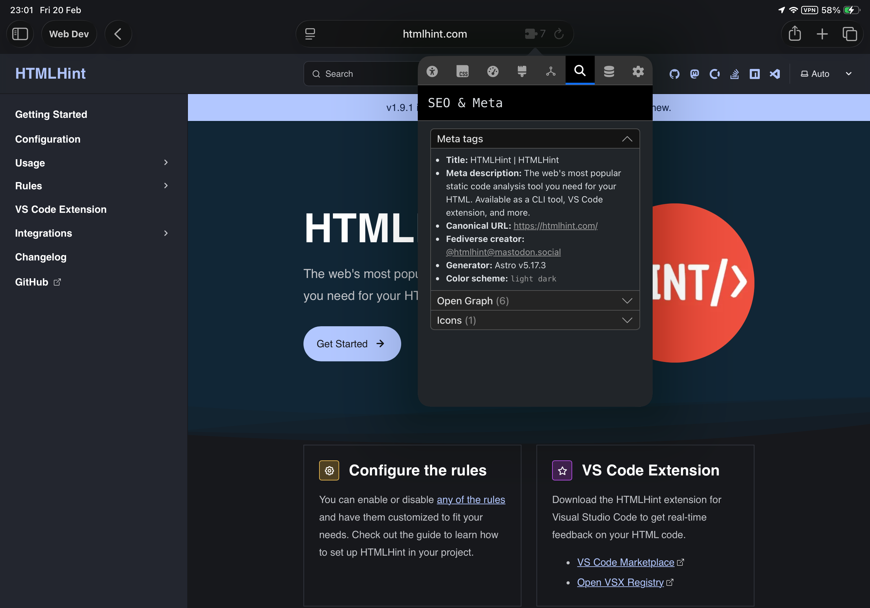 Web DevTools+ (iOS Safari) gallery image
