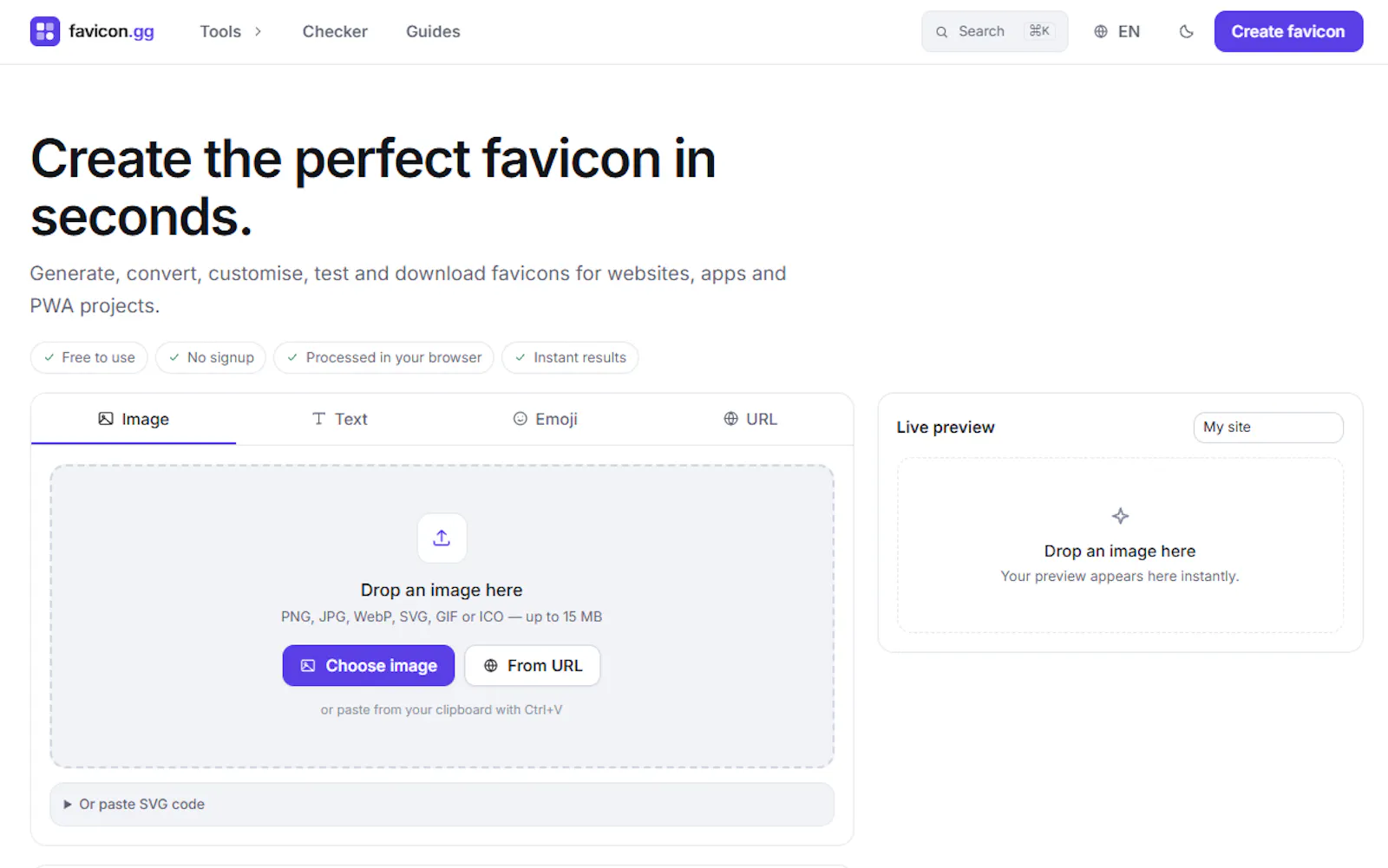 favicon.gg screenshot 1