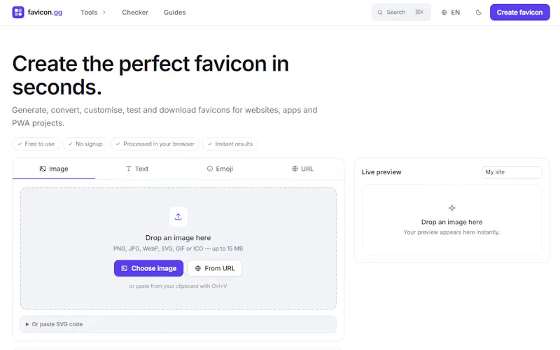 favicon.gg screenshot 1