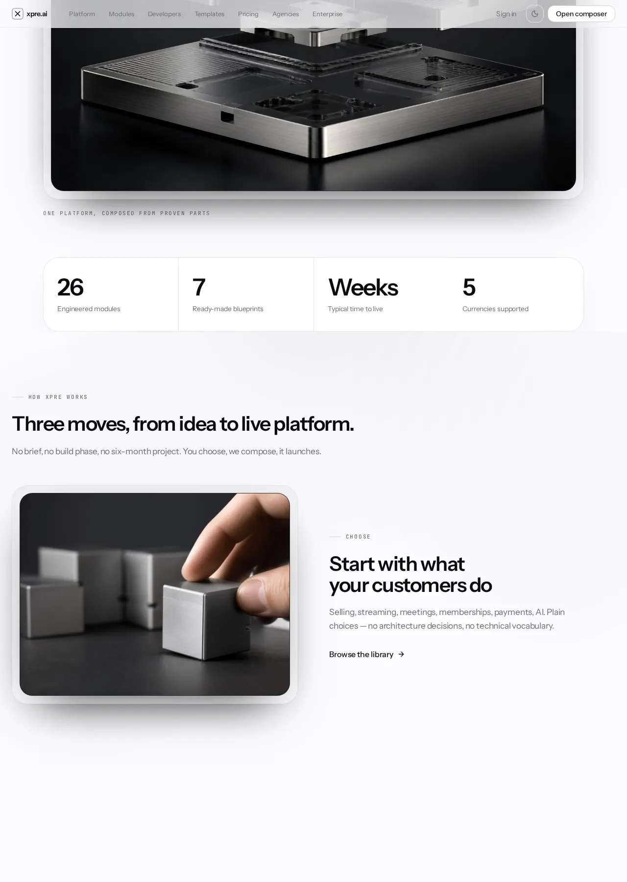 Xpre.ai | No Code App Builder gallery image