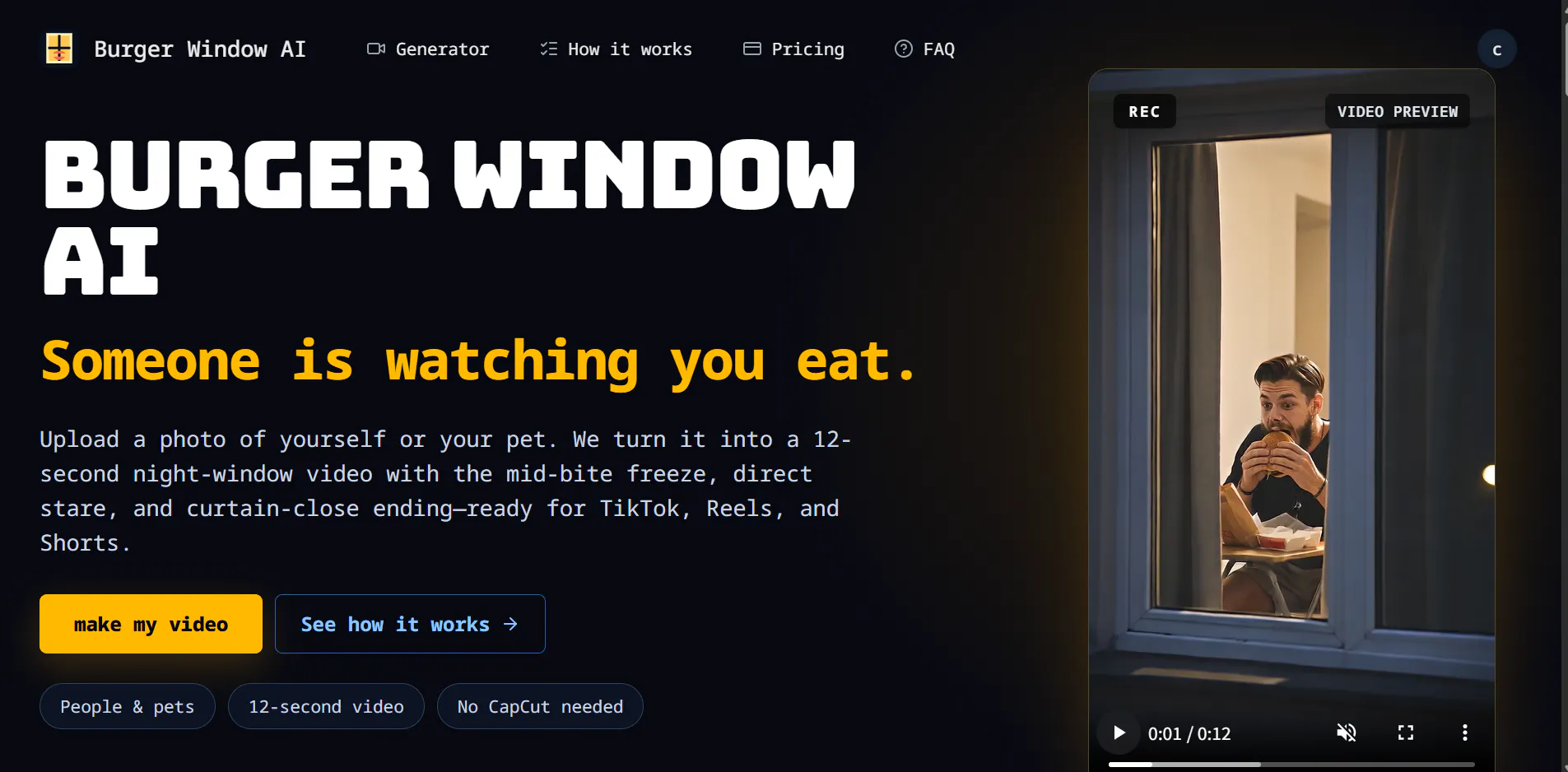 Burger Window AI gallery image