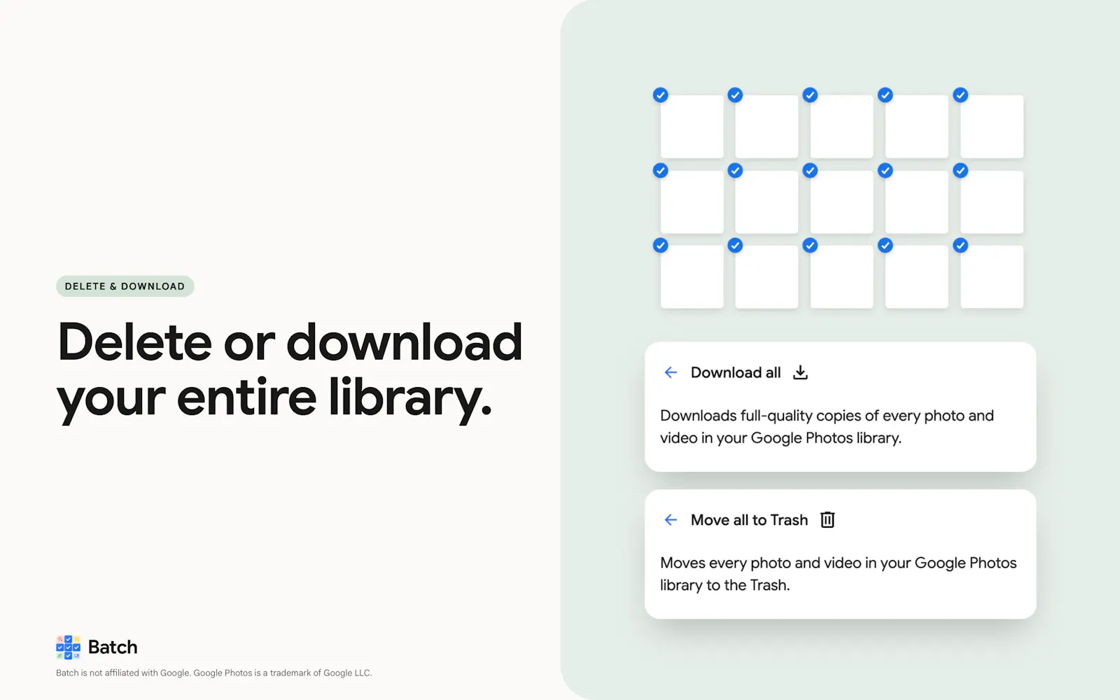 Bulk Edit/Delete/Download Google Photos screenshot 4