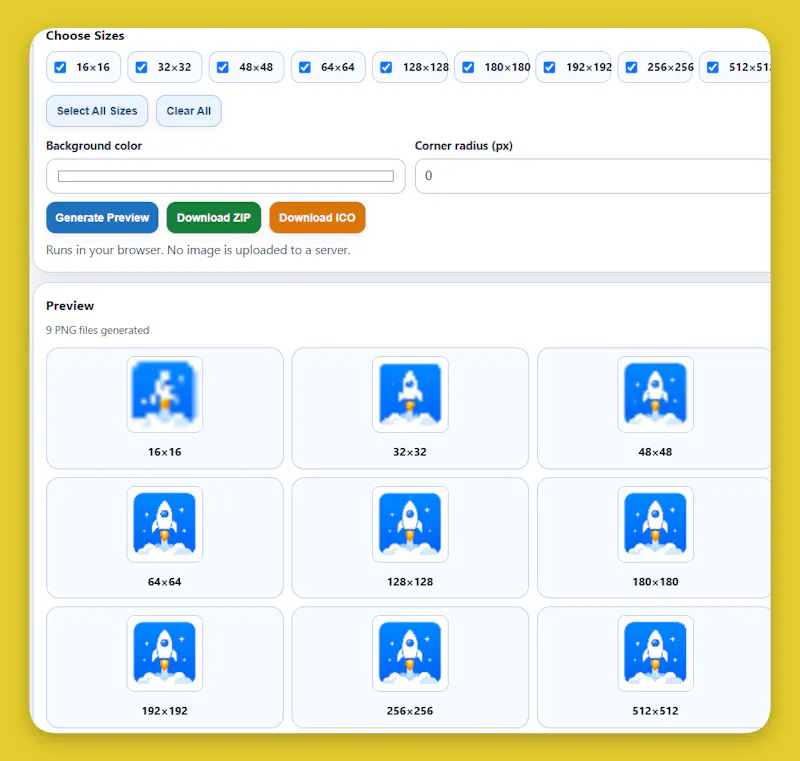 Favicon Generator screenshot 3