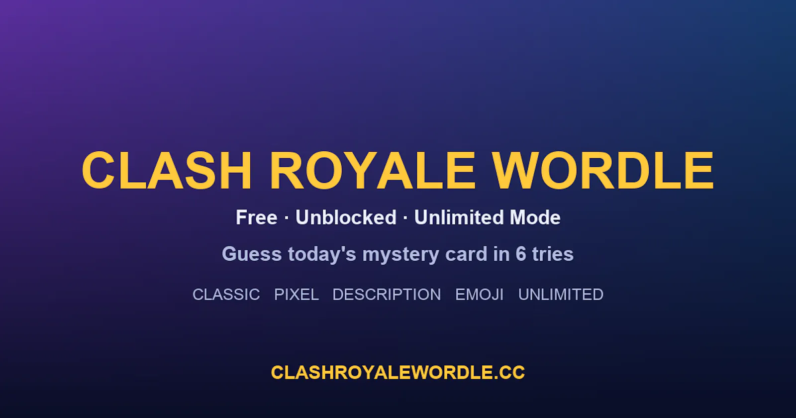 Clash Royale Wordle screenshot 1