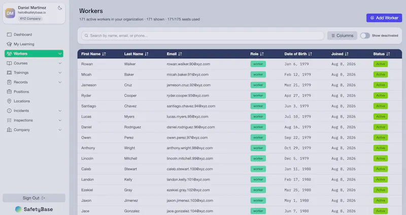SafetyBase screenshot 10