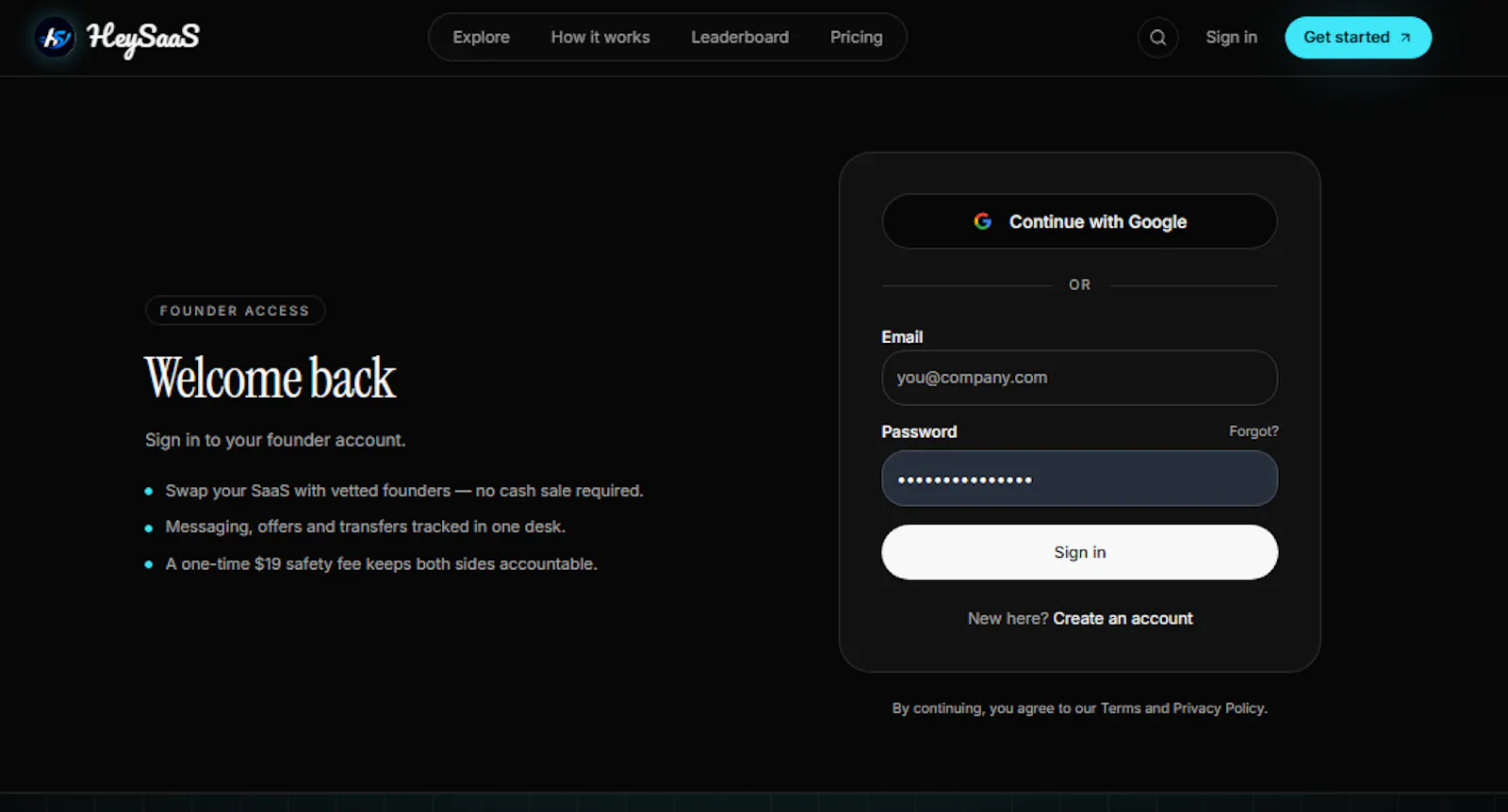 Hey SaaS screenshot 2