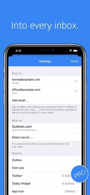 Note to Self Mail gallery image