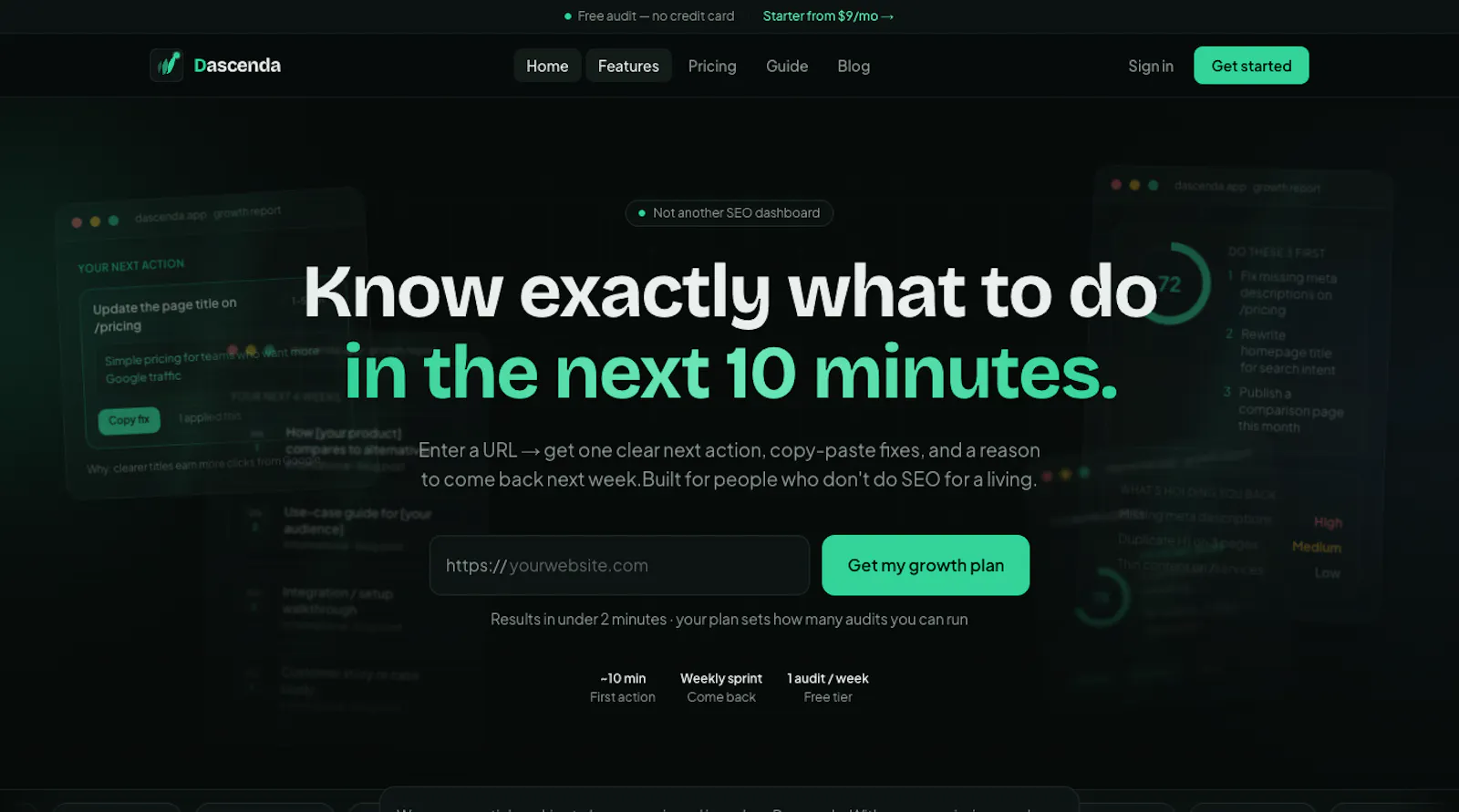 Dascenda - Turn SEO insights into action screenshot 2