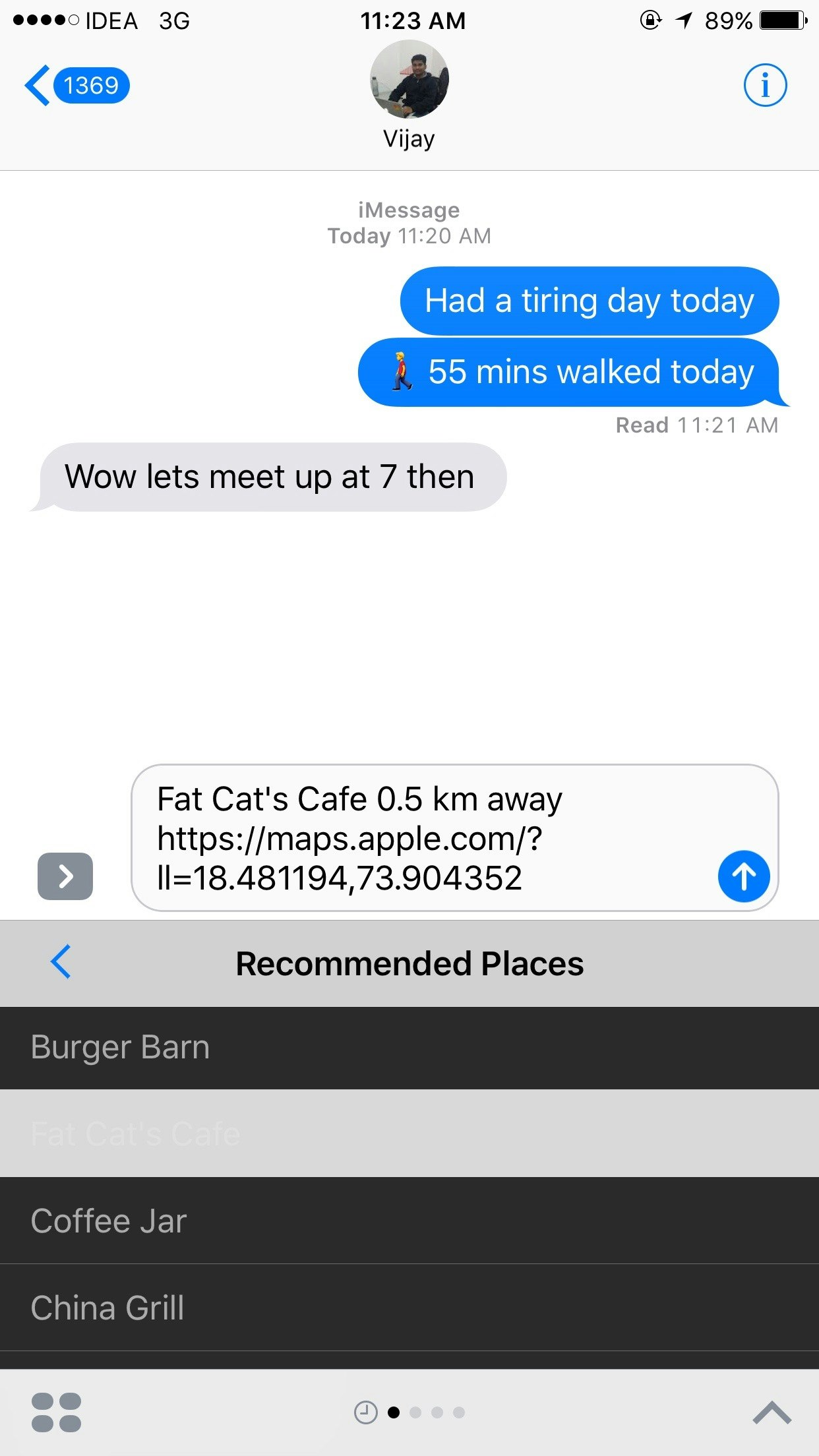 Context for iMessage gallery image