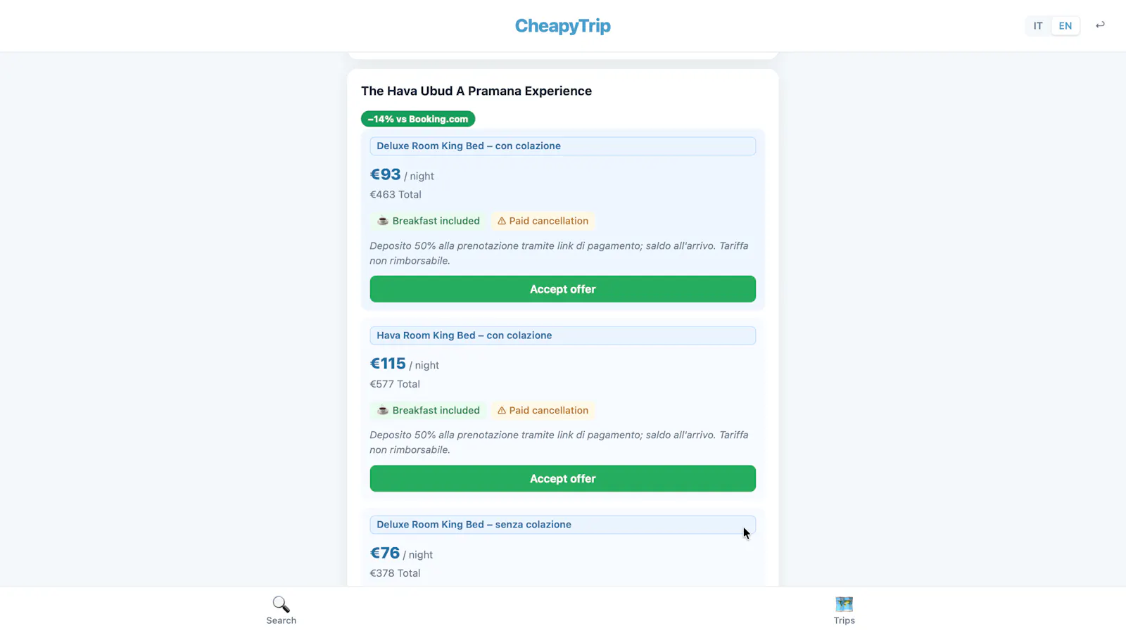 CheapyTrip screenshot 4